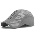 Summer New Sport Alphabet Forward Hat Men's Breathable Mesh Shade Quick Dry Hat