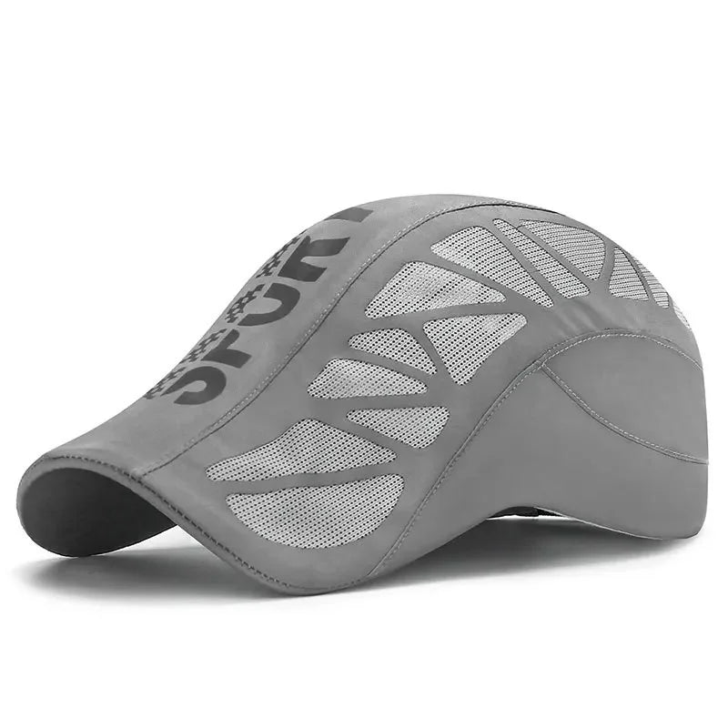 Summer New Sport Alphabet Forward Hat Men's Breathable Mesh Shade Quick Dry Hat