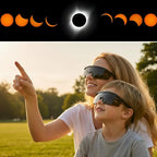 Safe Solar Eclipse Glasses Professional Solar Eclipse Observation Glasses for Direct Solar Eclipse Viewing Plastic Frame