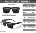 Luxury Square Vintage Polarized Cycling Sunglasses Men Women Fashion Travel Driving Fishing Sun Glasses Male Eyewear UV400