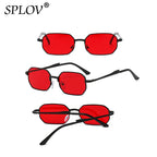 Luxury Narrow Sunglasses Fashion Rectangle Women Men Metal Brand Driving Shades Classic Oculos Masculino Glasses UV400