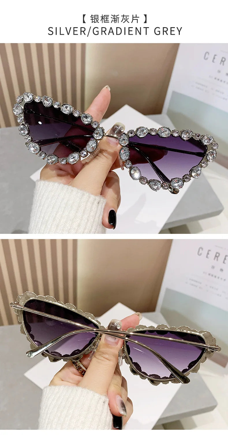 Luxury Design Cat Eye Sunglasses Women Men Fashion Vintage Brand Sun Glasses Metal Frame Driving Eyeglasses Uv400 Gafas De Sol