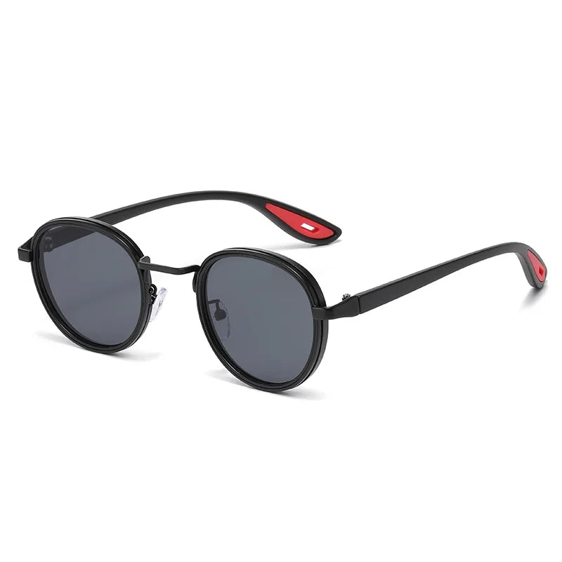 Retro Round Vintage Metal Frame Sun Glasses