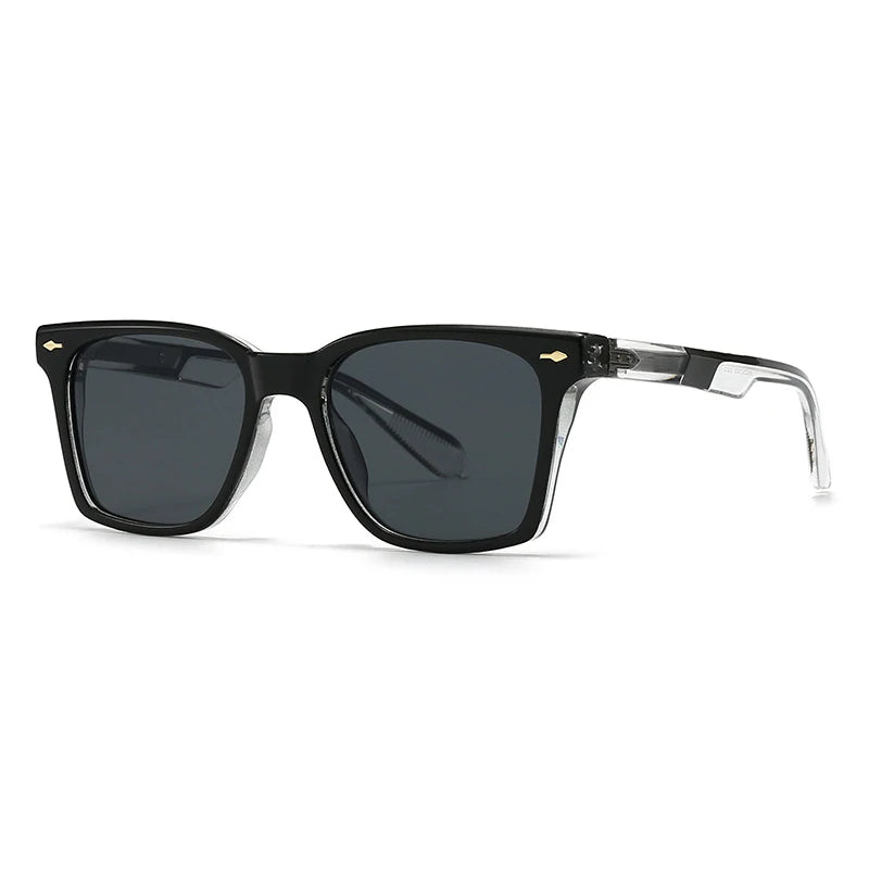Luxury Square Sunglasses Men Women Retro Business Sun Glasses
