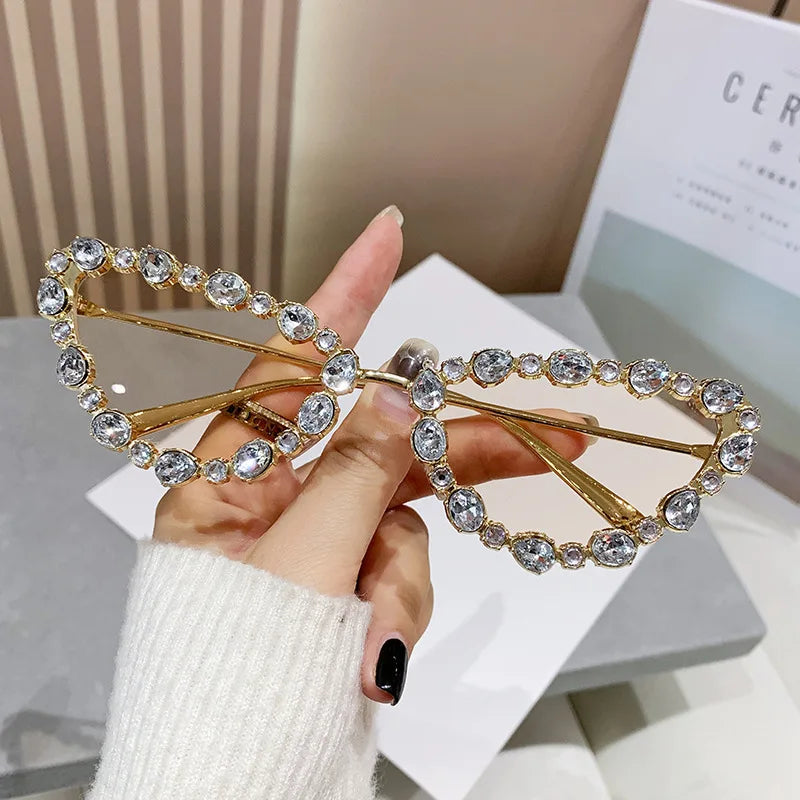 Luxury Design Cat Eye Sunglasses Women Men Fashion Vintage Brand Sun Glasses Metal Frame Driving Eyeglasses Uv400 Gafas De Sol