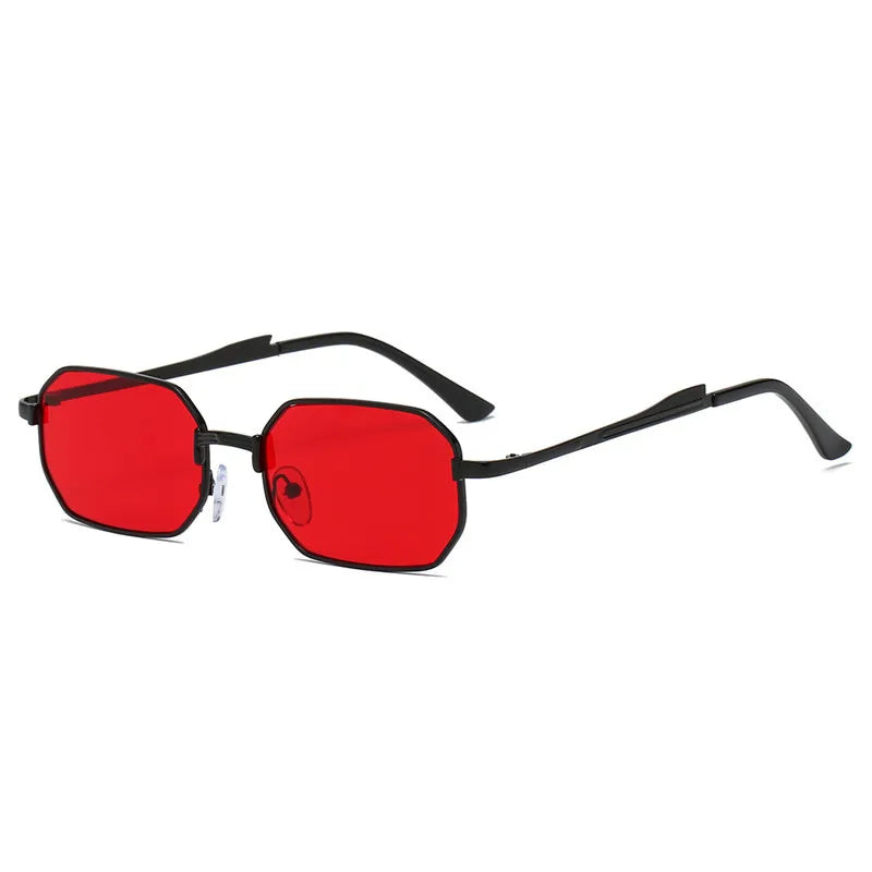 Luxury Narrow Sunglasses Fashion Rectangle Women Men Metal Brand Driving Shades Classic Oculos Masculino Glasses UV400